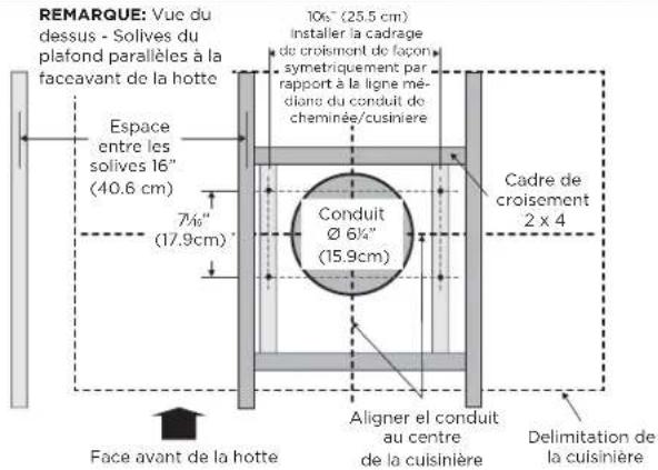 ELICA Maggiore EMG642S1 - Structures de soutien au plafond - 2