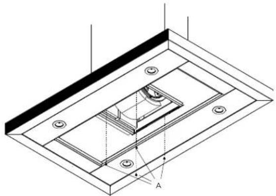 ELICA Maggiore EMG642S1 - Installation des cache-conduits (version à/sans conduit) - 3