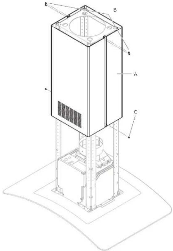 ELICA Cingoli PRF0135371 - Duct cover installation (both ducted and non ducted versions) - 1