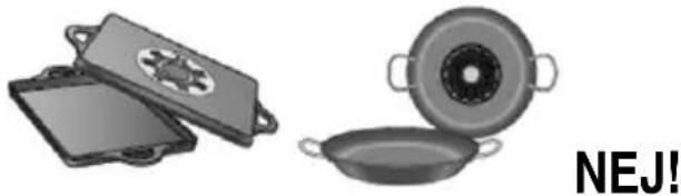 ELICA NikolaTesla Switch ENS436BL - Brug kun gryder, der er mærket med symbolet Vigtigt: - 1