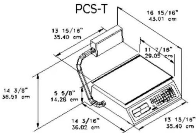 Sammic 340026 - DIMENSIONS DE LA BALANCE - 2