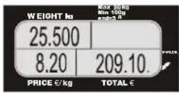 Sammic 340026 - EINGABEVONPREISEN - 1