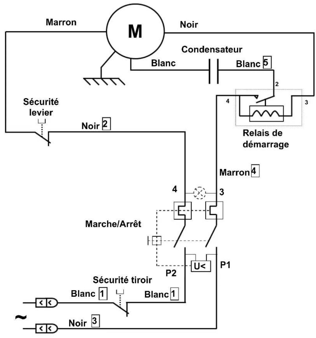 Santos N° 9 - Elektrischer Schaltplan 220-240V 50Hz - 1