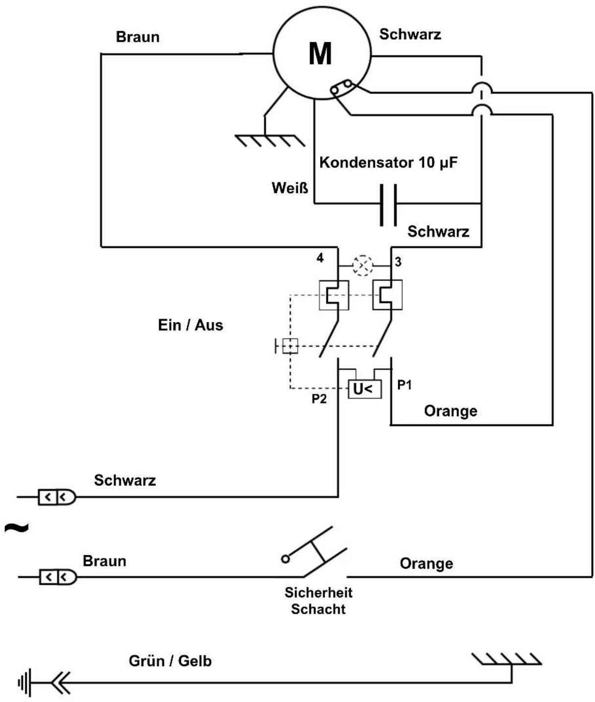 Santos N° 49 - Schaltplan 220-240V 50/60Hz - 1