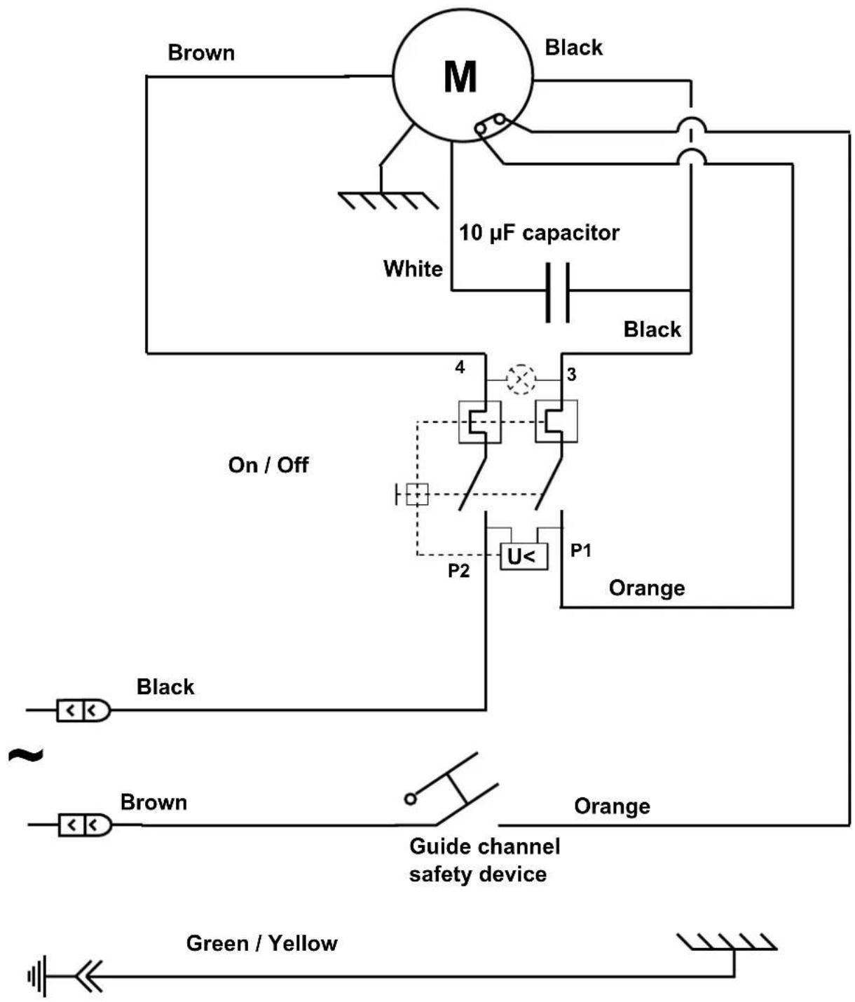 Santos N° 49 - 110-120 V 50/60 Hz electrical wiring diagram - 2