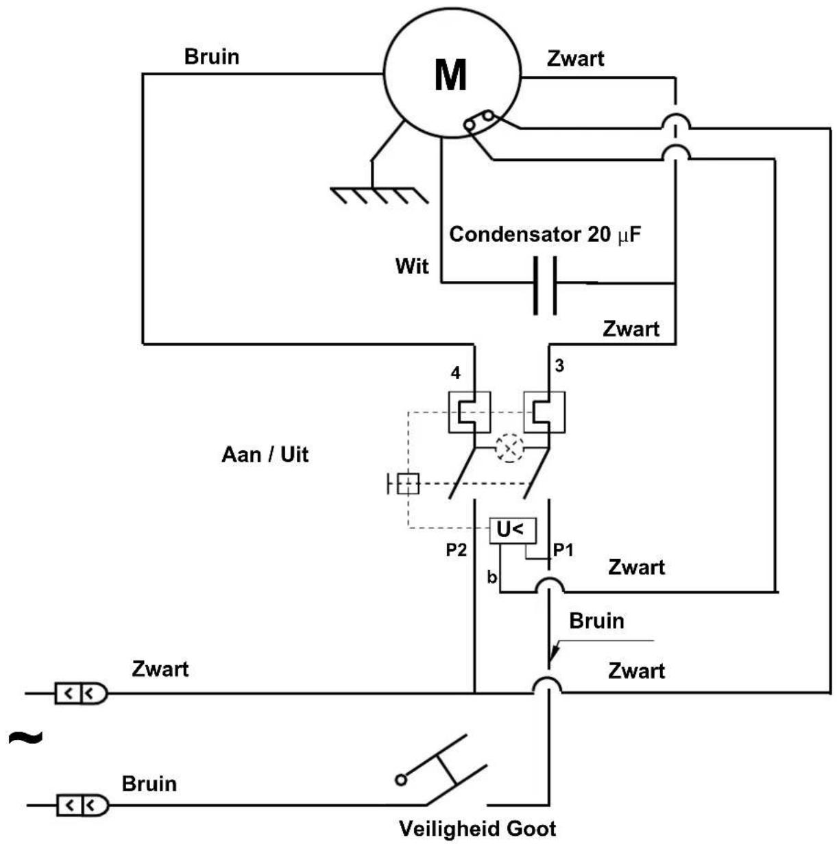 Santos N° 49 - Elektrisch schema 110-120V 50/60Hz - 1