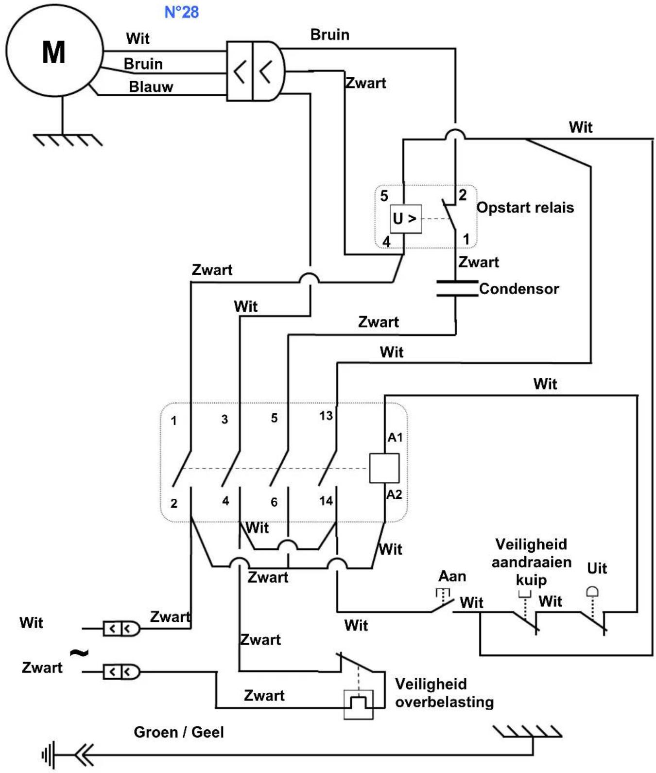 Santos N° 28 - ELEKTRISCHE SCHEMA'S - 1