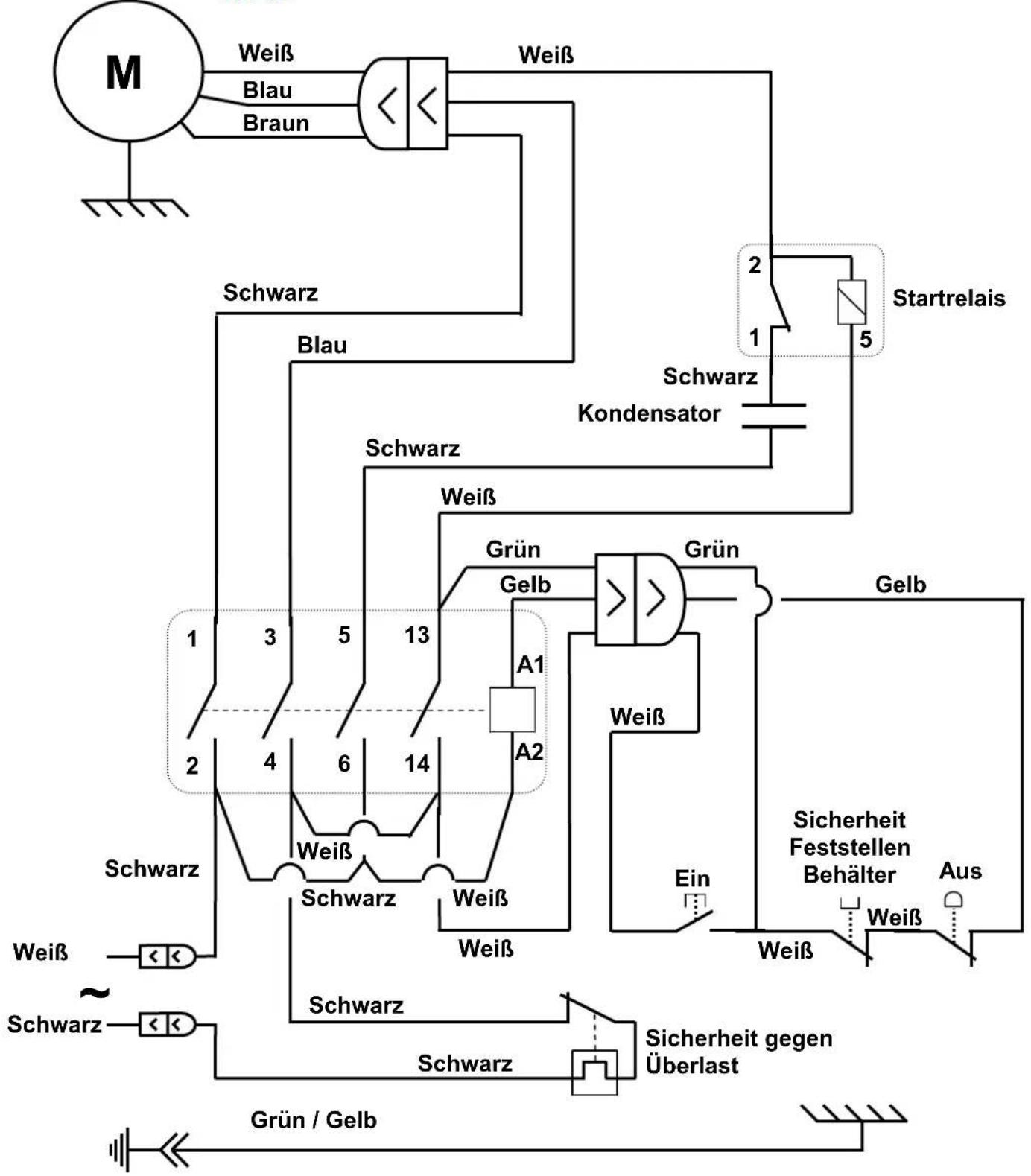 Santos N° 68 - Schaltplan 100-120V 50/60Hz - 1