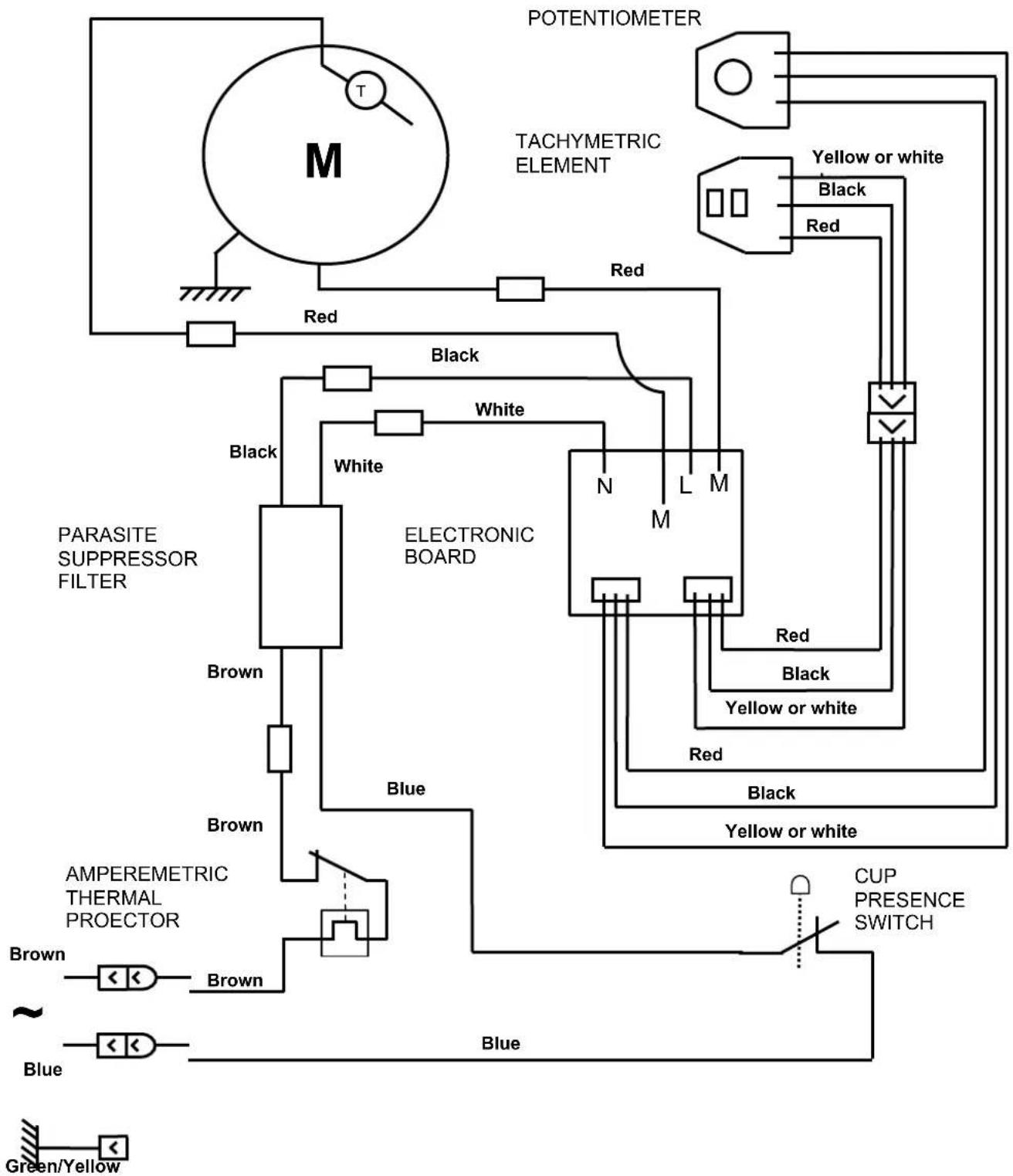 Santos N° 54 - Wiring diagram 220-240V\~ 50/60Hz - 1