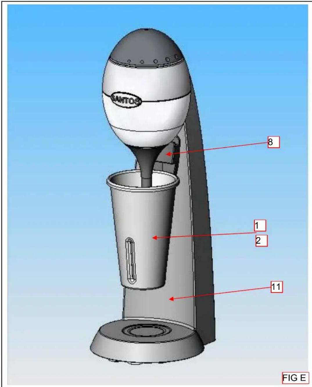 Santos N° 54 - Schéma électrique 220-240V\~ 50/60Hz - 5