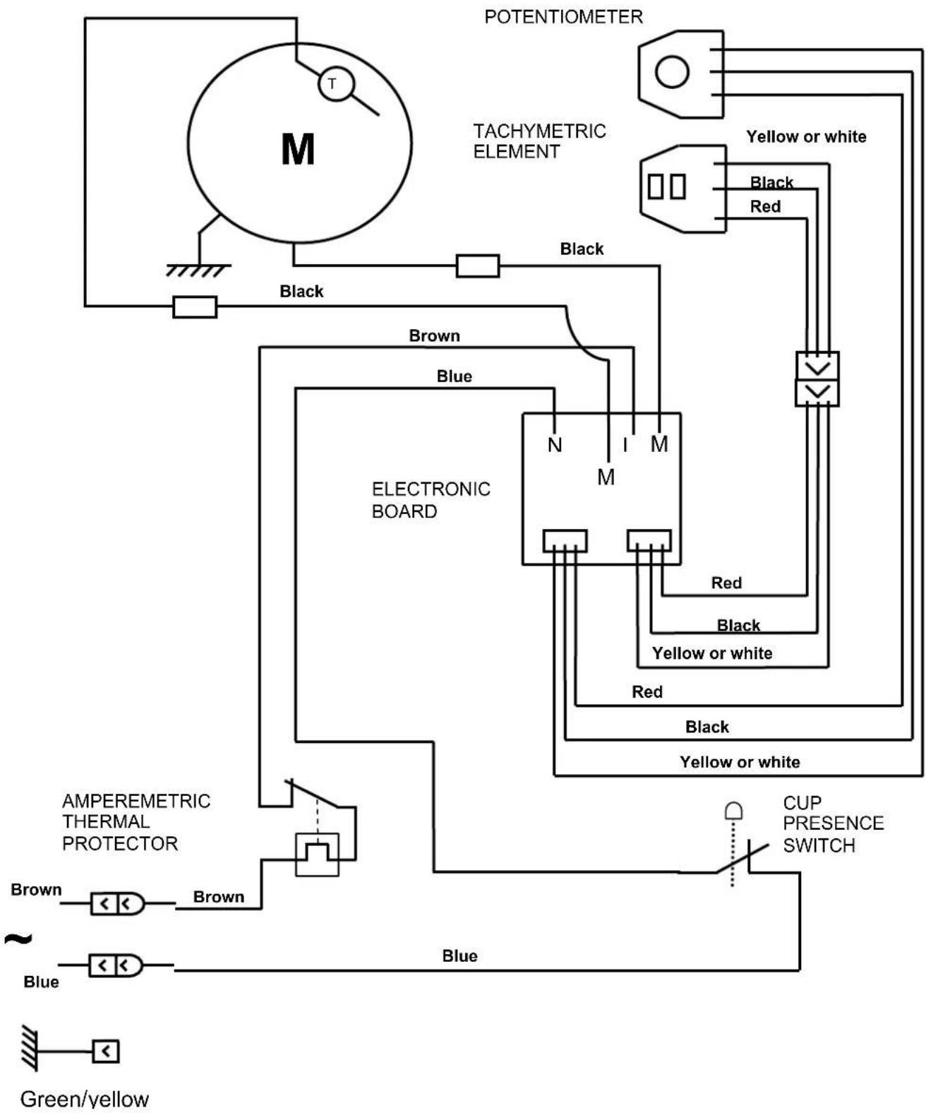 Santos N° 54 - Wiring diagram 110-120V\~ 50/60Hz - 1