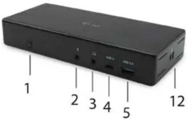 i-TEC C31QUATTRODOCKP - USB-C Quattro Display Docking Station with Power Delivery 85 WSK - 1