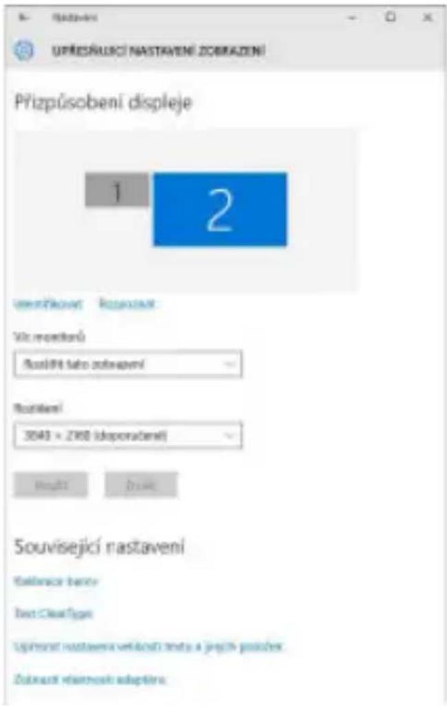 Přízpůsobení displeje 1 2 Umeměžkový Rozváčový Vit reprekovi Fostání taku zolnupení Rozváčení 3043 × 2760 (doporácení) Height Dlava Související nastavení Balance benny Text ClearType Upfront nastavení verkladní testu a jejich posložek. Zolnupní vlastnostní adapténe