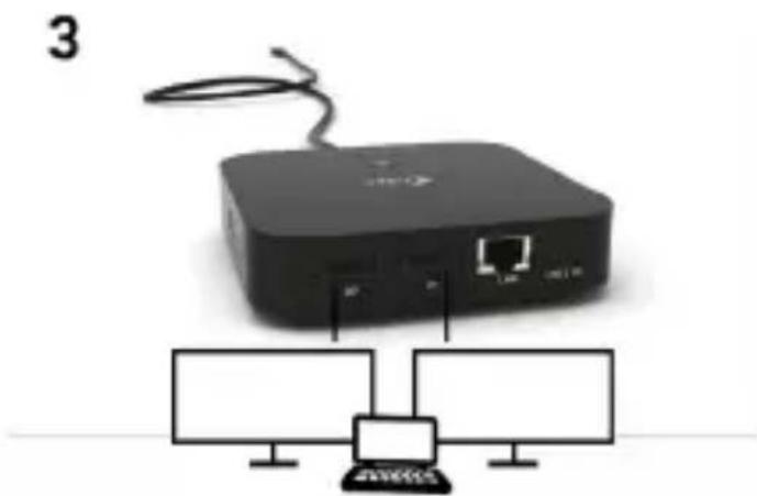 i-TEC C31METAL25LAN - AANSLUITING VAN DE DISPLAYPOORT VAN DE MONITOR - 3