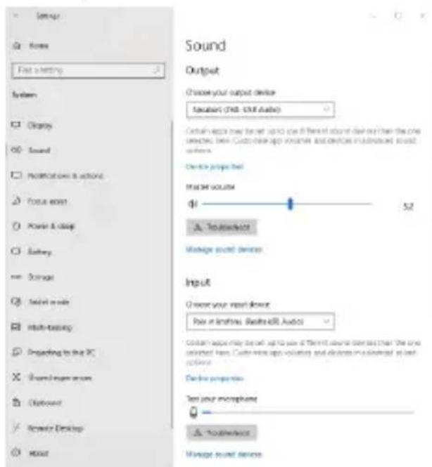 i-TEC U3DUALHDMIDOCK - Audio settings - Windows System Audio - 1