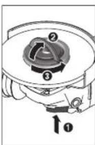 BOSCH GWS 18V15 PSC Professional - Always secure a grinding/cutting disc using only the quick-clamping nut (21) supplied. - 2
