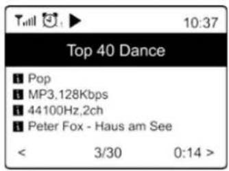 Soundmaster SCD7600 - Spustěni prehrávání internetového rádia - 2