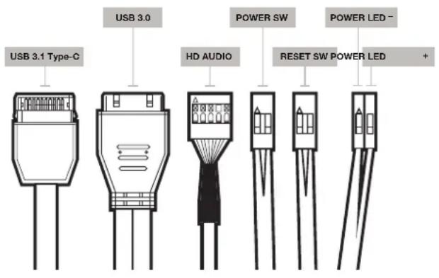 CORSAIR iCUE 5000X - CONTENU DU KIT D'ACCESSOIRES - 3