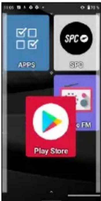 SPC Zeus 4G Pro - ANWENDUNGEN VERSCHIEBEN UND ANWENDUNGEN AUF DEM STARTBILDSCHIRM PLATZIEREN - 1