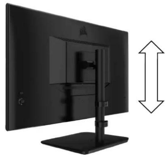 CORSAIR Xeneon 32UHD144 - AJUSTE DE ARTICULAÇÃO E ALTURA - 2