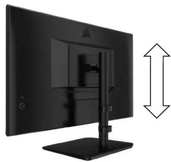 CORSAIR Xeneon 32UHD144 - SCHWENK- UND HÖHENEINSTELLMÖGLICHKEITEN - 2