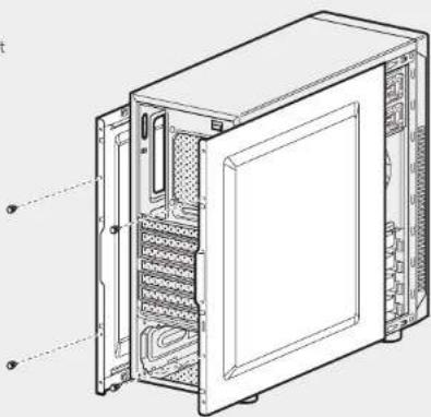 CORSAIR Carbide 100R - De ijspanelen verwijderen - 1