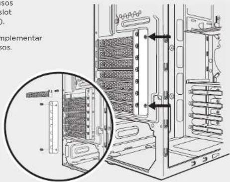 CORSAIR Carbide 100R - 3.Instalar plac(s) PCI-e/PCI - 1