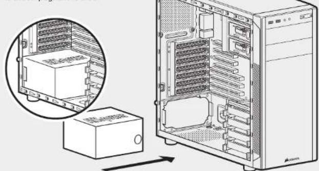 CORSAIR Carbide 100R - Installation du bloc d'alimentation - 1