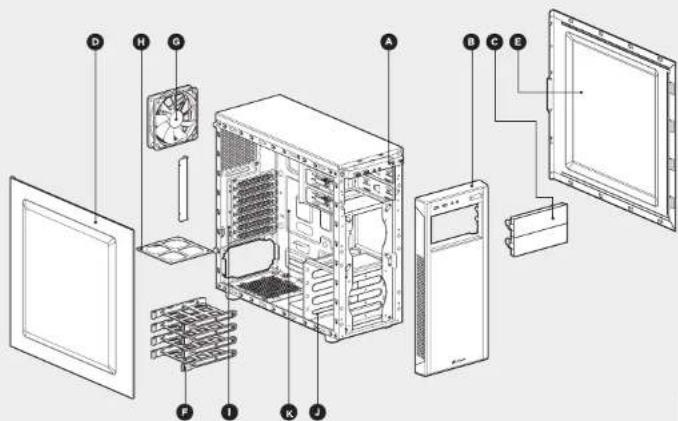 CORSAIR Carbide 100R - Merkmale Gehause - 1