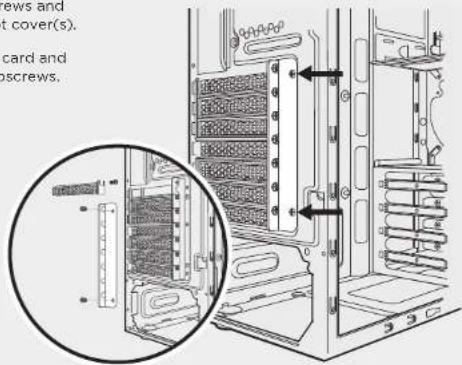 CORSAIR Carbide 100R - Installing PCI-e/PCI Card(s) - 1