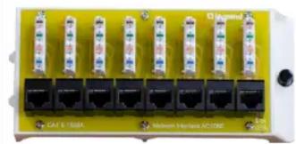 On-Q AC1058 - Módulo de interfaz de red de 8 puerto Cat5e - 1