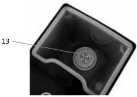 Tomado TWD2501B - Posizionamento del filtro dell'acqua - 1