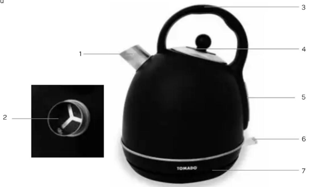 Tomado TWK1705B - OPIS VÝROBKU - 1