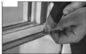 Tomado TMA1201W - INSTALLATION DES FENSTERABDICHTUNGSSSETS - 7