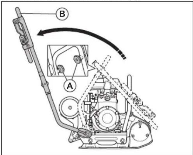 HUSQVARNA LF 50 L - Pour régler le produit en position de fonctionnement - 1