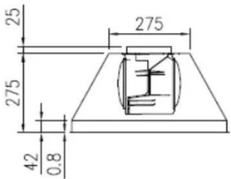 EICO Aida 80 LED W SM - Condensación en la campana - 5