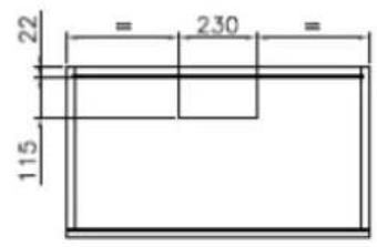 EICO Romeo 80 N SM ECO - CEILING PANLE 124 18Kg - 44
