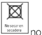 BEKO DS 8139 TX - Prendas no adecuadas para el secado en la secadora - 1