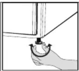 BEKO DS 8139 TX - Ajuste de los pies - 1