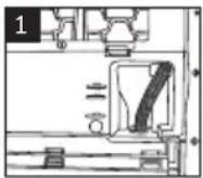 BEKO DS 8139 TX - Conexión de la manguera de desagüe - 1