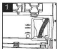 BEKO DF8421TX0 - Raccord du tuyau de vidange de l'eau - 1