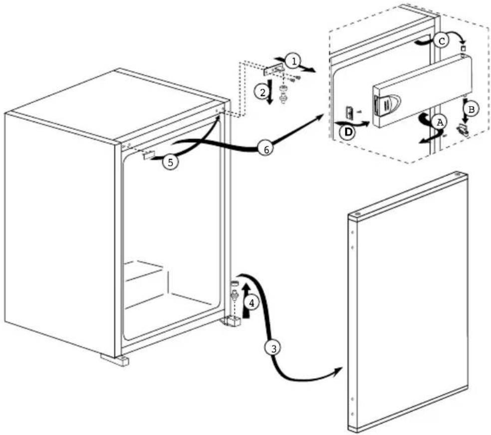 BEKO B1754FN - Beleuchtung auswechseln - 1