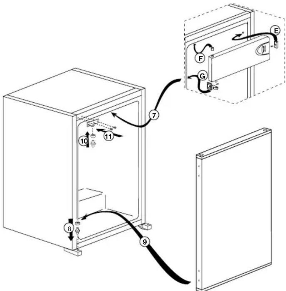 BEKO B1754FN - Het vervangen van de lamp - 2