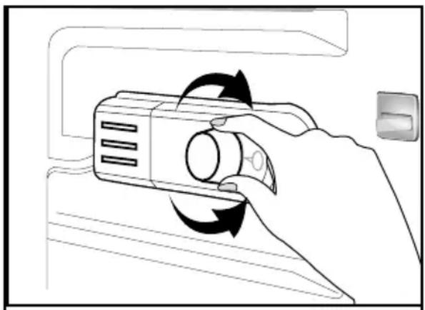 BEKO B1754FN - Bouton de réglage du thermostat - 1