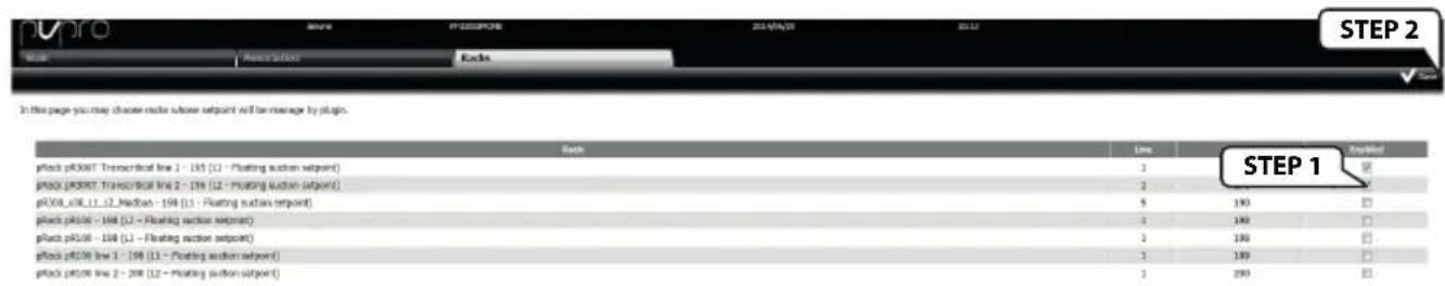 Carel PlantVisorPRO - Selezione rack - 1