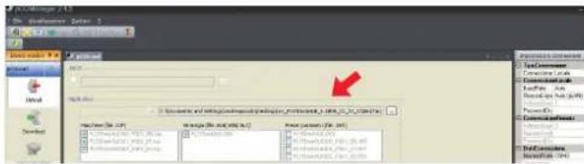 Carel pCO5+ HS - Installation du programme d'application - 1