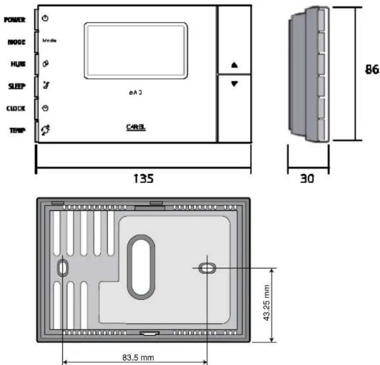 Carel pAD - TECHNICAL SPECIFICATIONS - 1