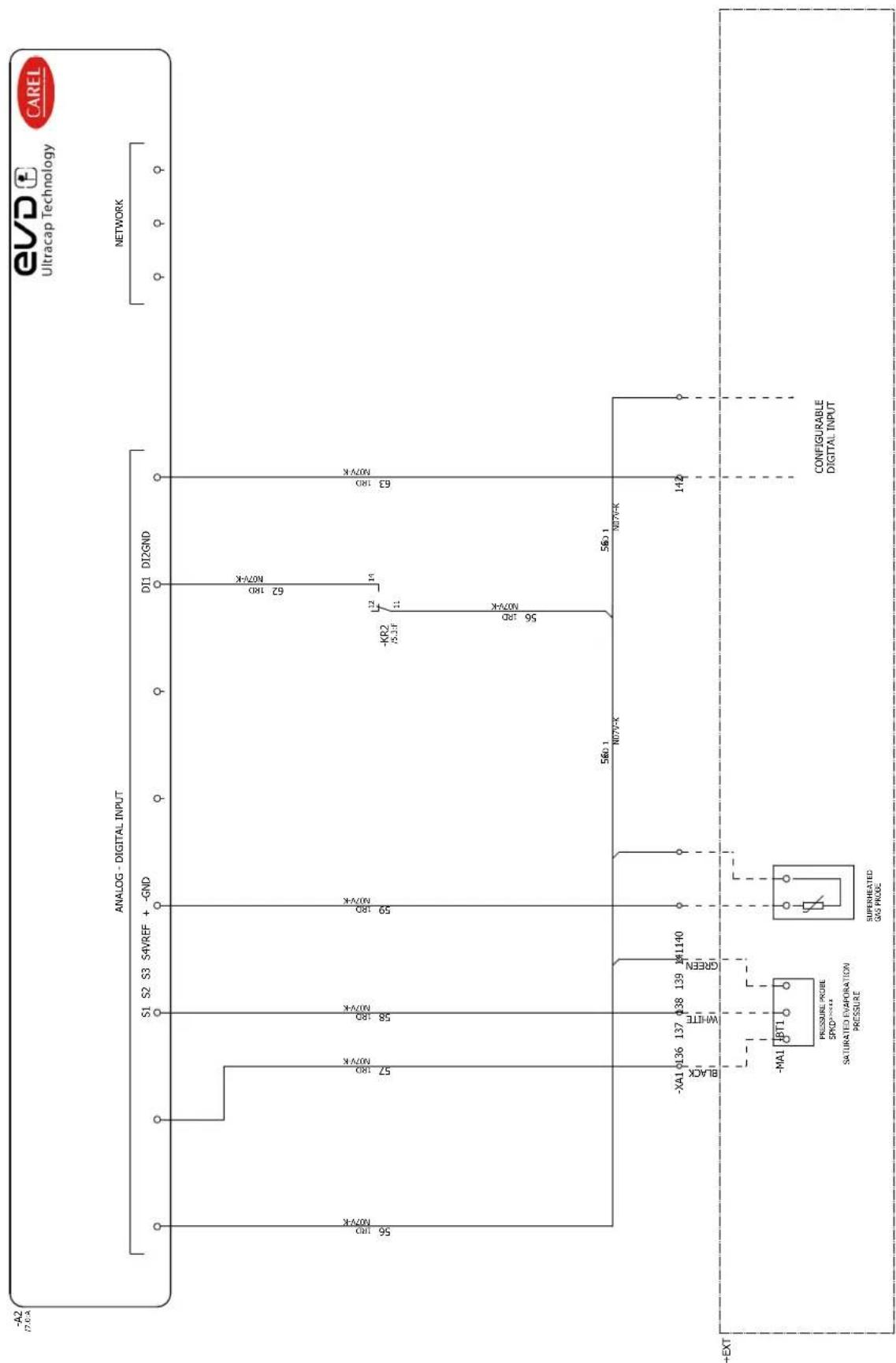 Carel Smartcella 3PH - Circuit auxiliaire EVD Codes WP00E\*\*\*\*U0 - 2