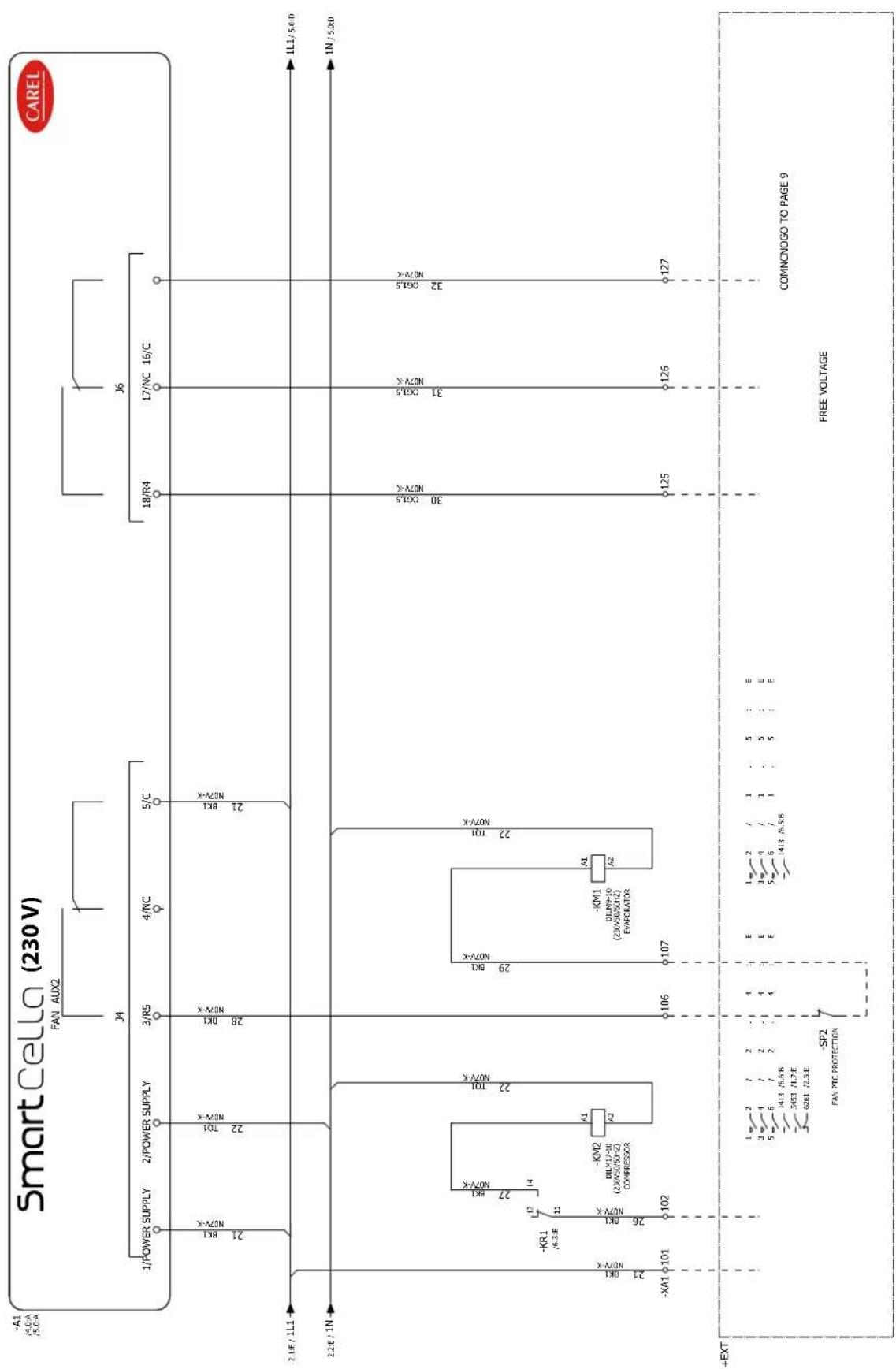 Carel Smartcella 3PH - Circuit auxiliaire - 1