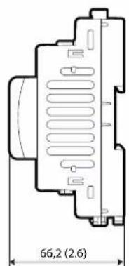 Carel µChiller - Dimensions - mm(in) - 1